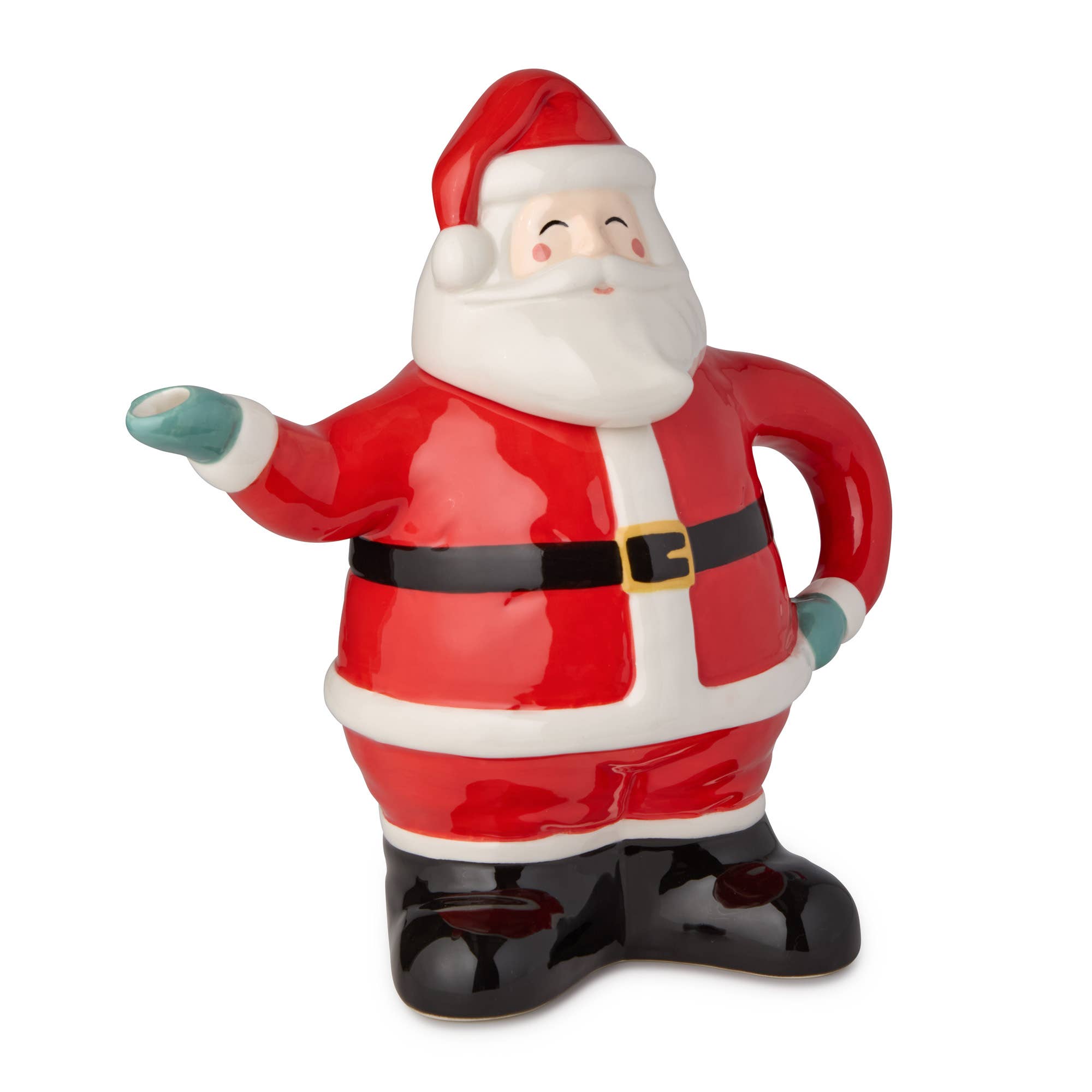 Christmas Whimsy Santa 3-D Teapot 36 oz.
