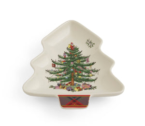 Christmas Tree Tartan Spoon Rest 7"