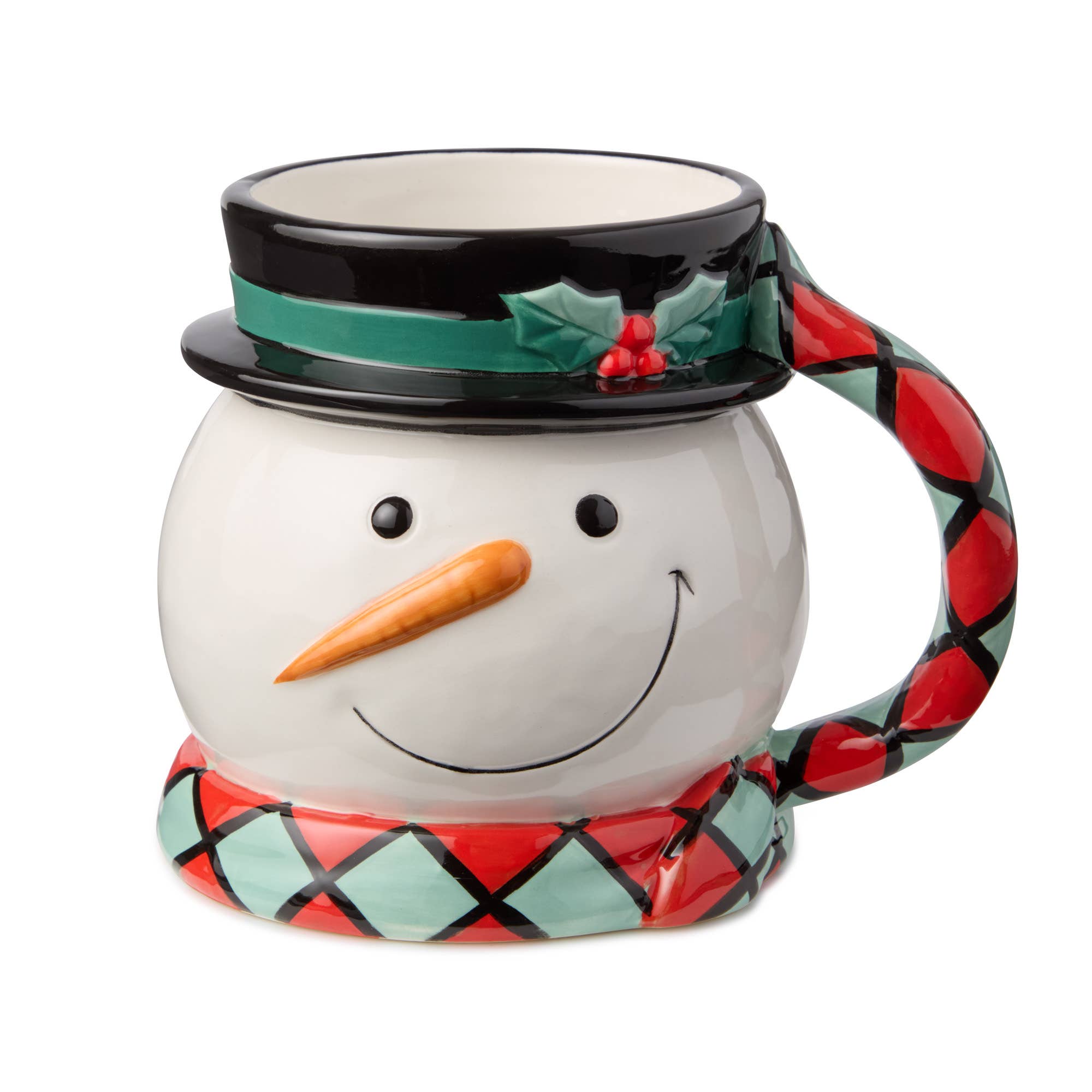 Christmas Whimsy Snowman 3-D Mug 18 oz.