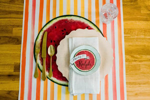 Diecut Watermelon Placemat 12sheets