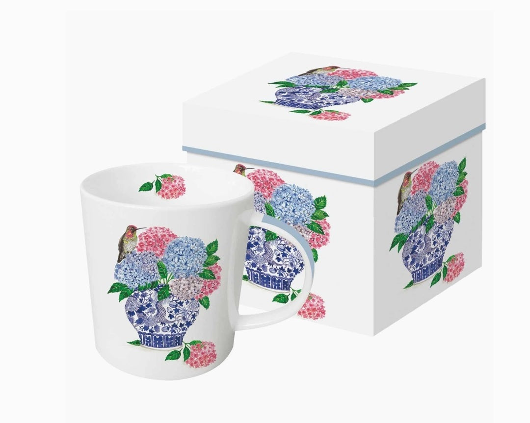 Hydrangea Coffee Mug Boxed