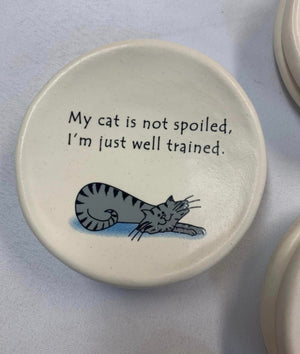 Funny Saying Pet Dish Asst