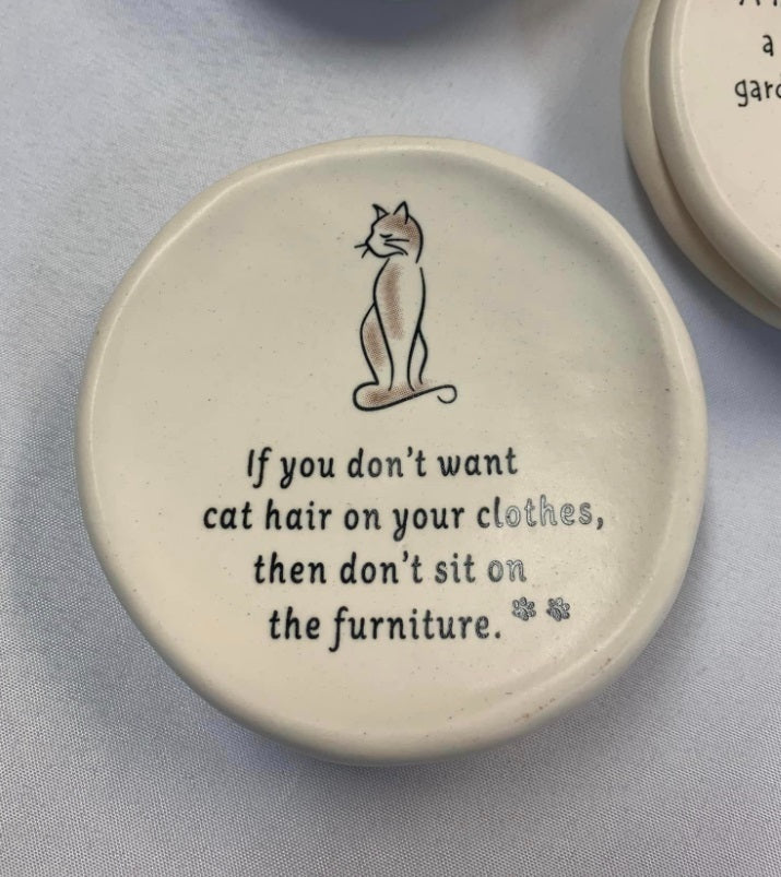 Funny Saying Pet Dish Asst