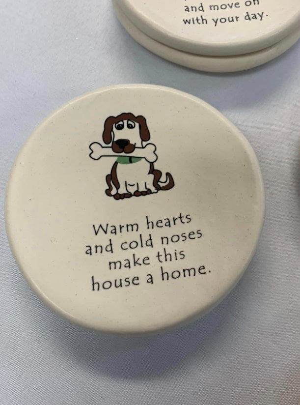 Funny Saying Pet Dish Asst