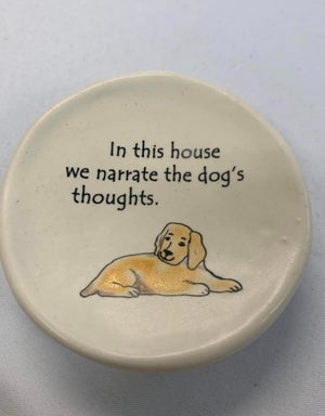 Funny Saying Pet Dish Asst