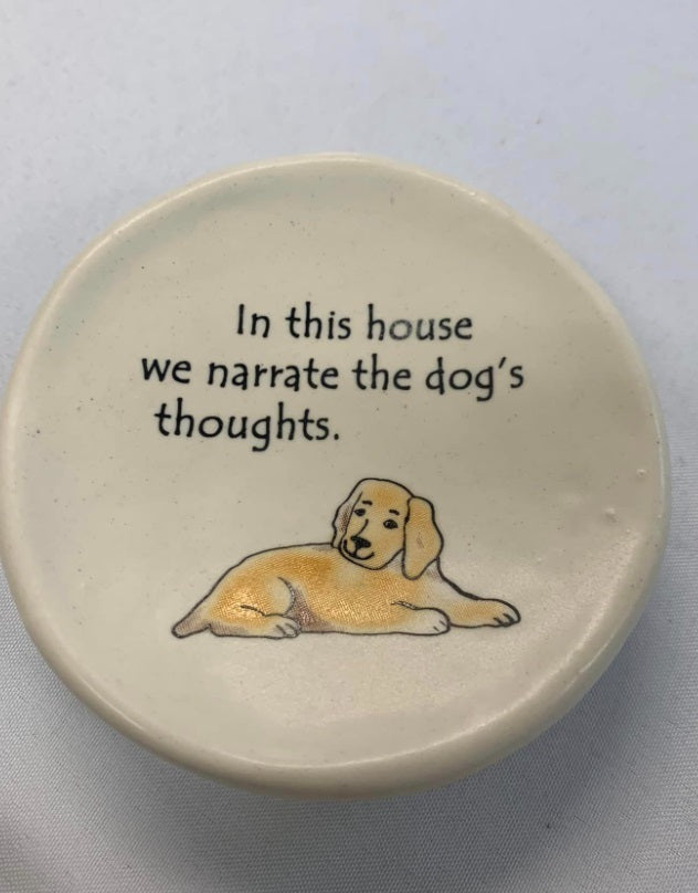 Funny Saying Pet Dish Asst