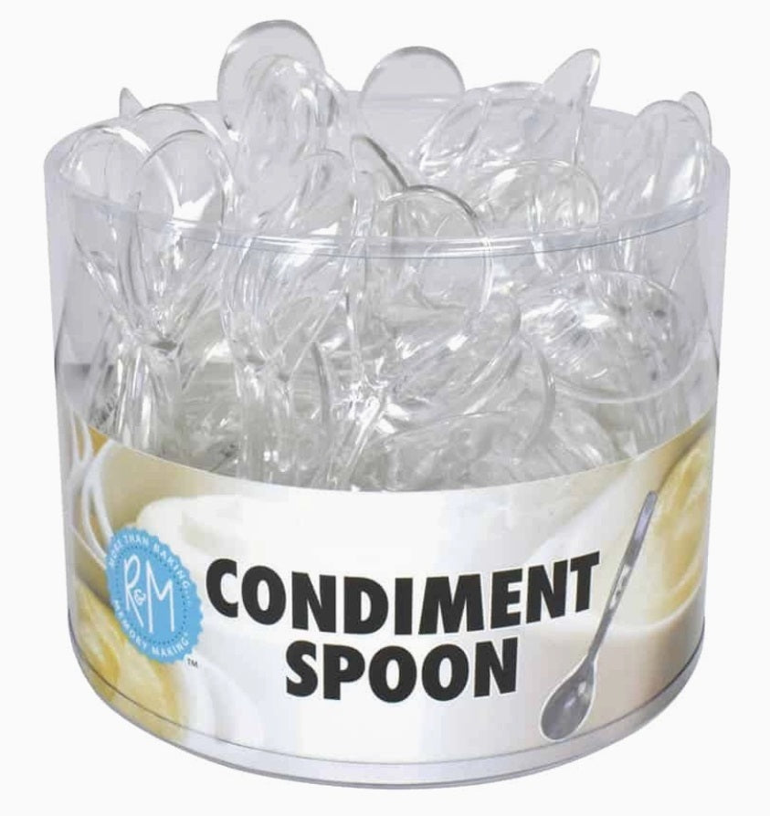 Condiment Spoons Acrylic