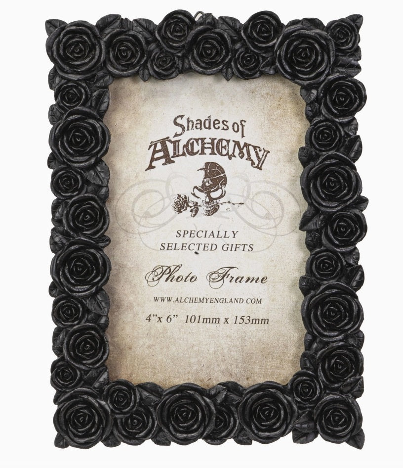 Black Roses Photo Picture Frame 6" x 4" C/24