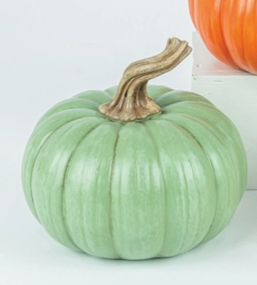 Fall Garden Pumpkin Tabletop green