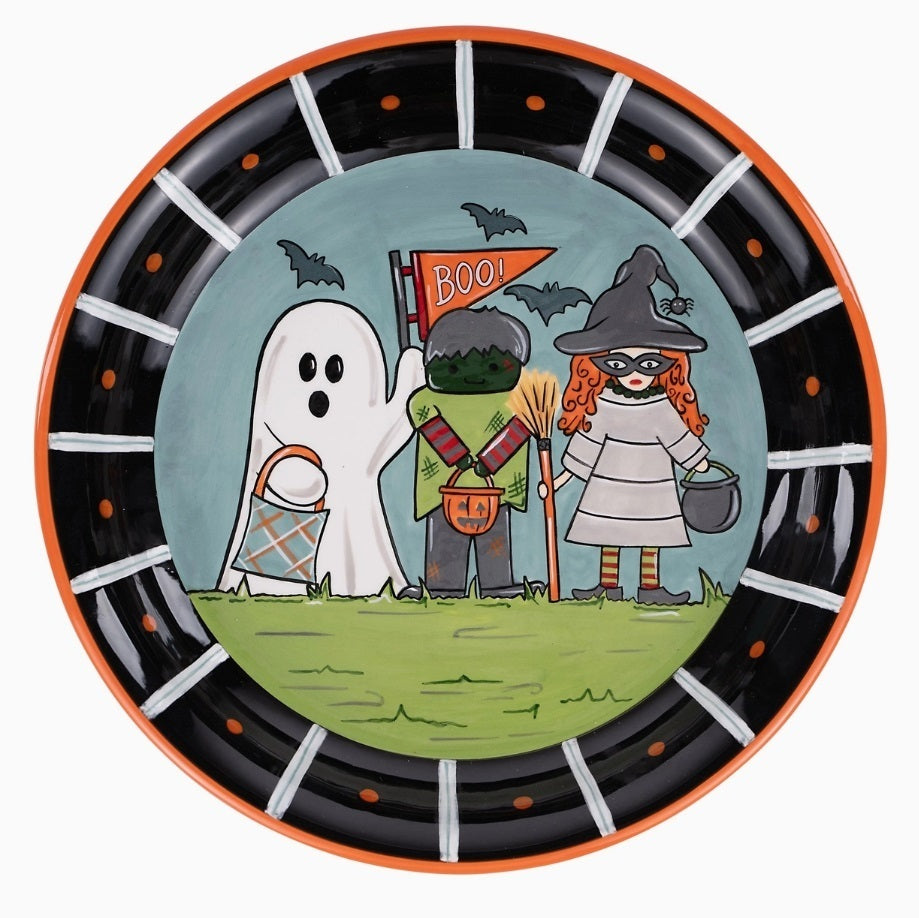 Trick or Treaters Candy Dish