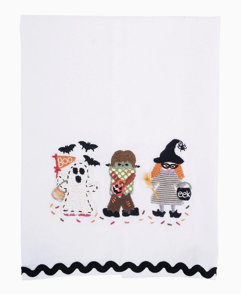 Trick or Treaters Tea Towel