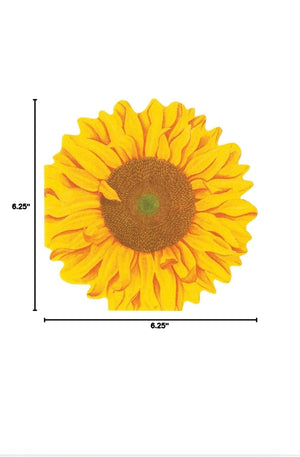 Sunflower--Die-Cut Paper Linen Napkin Airlaid Luncheon D-Cut 15 In