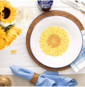 Sunflower--Die-Cut Paper Linen Napkin Airlaid Luncheon D-Cut 15 In