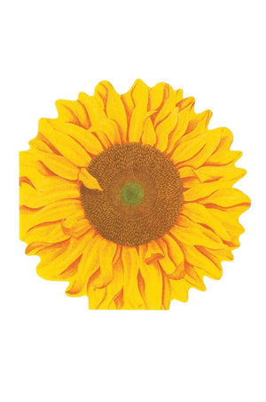 Sunflower--Die-Cut Paper Linen Napkin Airlaid Luncheon D-Cut 15 In