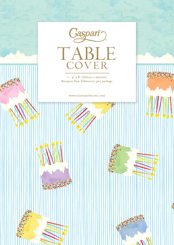 Cake Frosting-Paper Linen Print Airlaid Tablecover 5.2'X8.2'