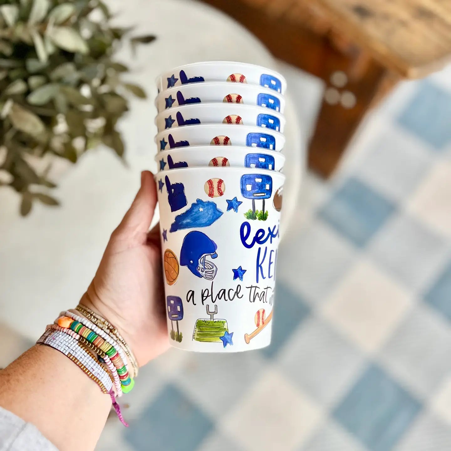 Lexington, KY Multi- Sport Reusable Cups, tailgating college