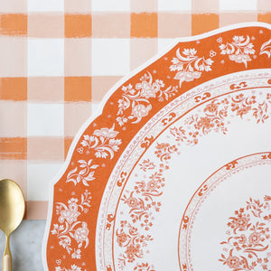 Die cut Pumpkin Regal Placemat