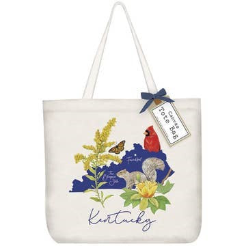 Kentucky State Symbols Tote Bag