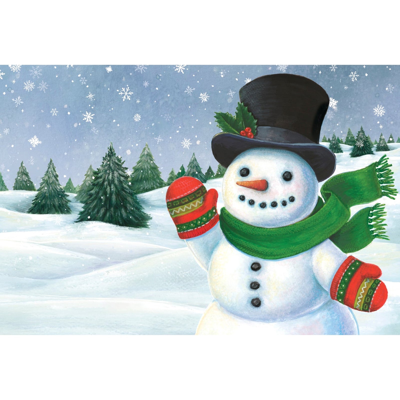 Jolly Snowman Placemats