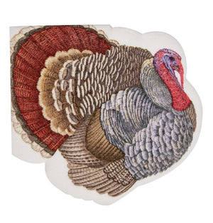 Turkey-Die Cut Napkin Airlaid Luncheon D-Cut 15 in