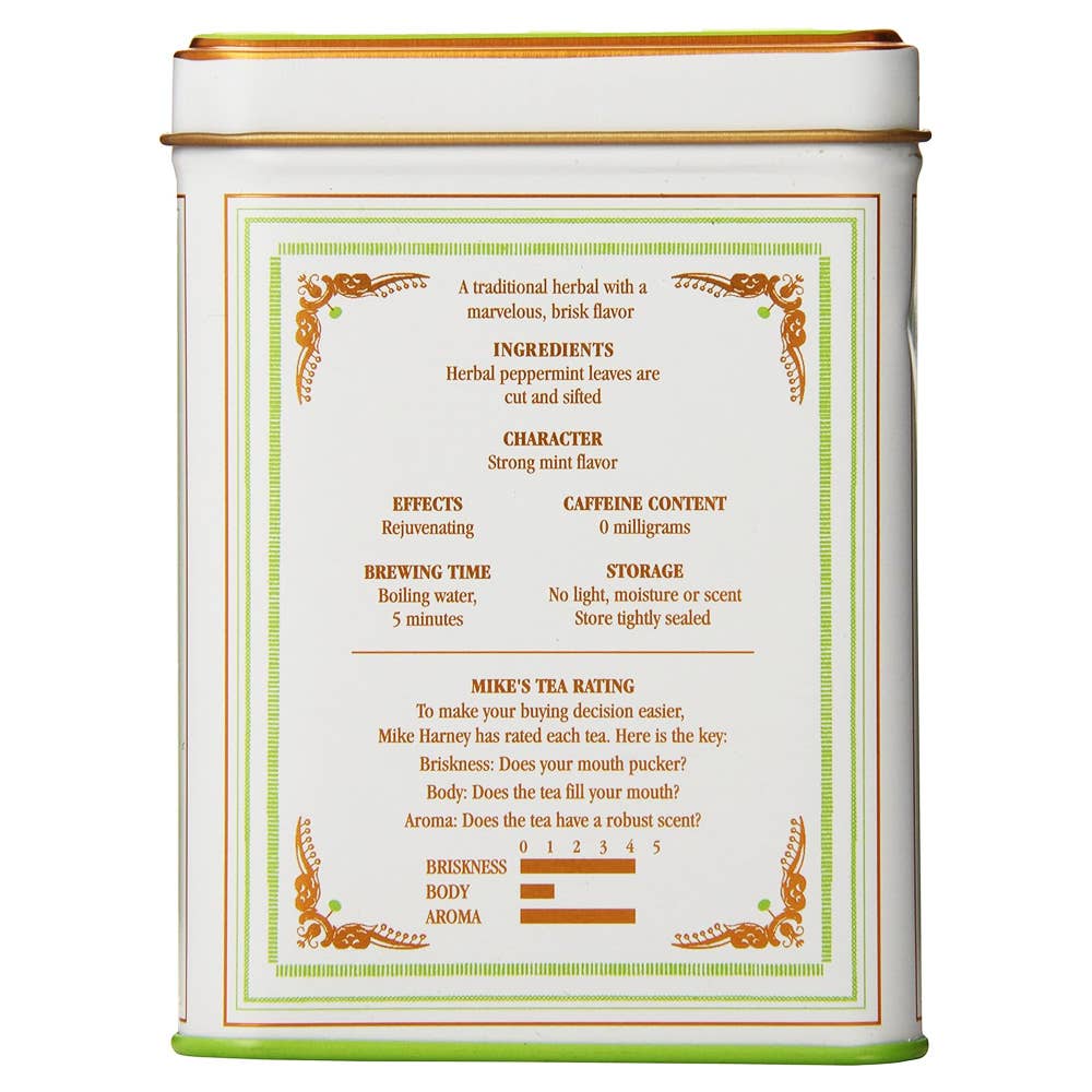 Harney & Sons Peppermint Herbal Tea - 20 Sachets per Tin