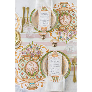 Pink&Gold Awning Stripe Runner