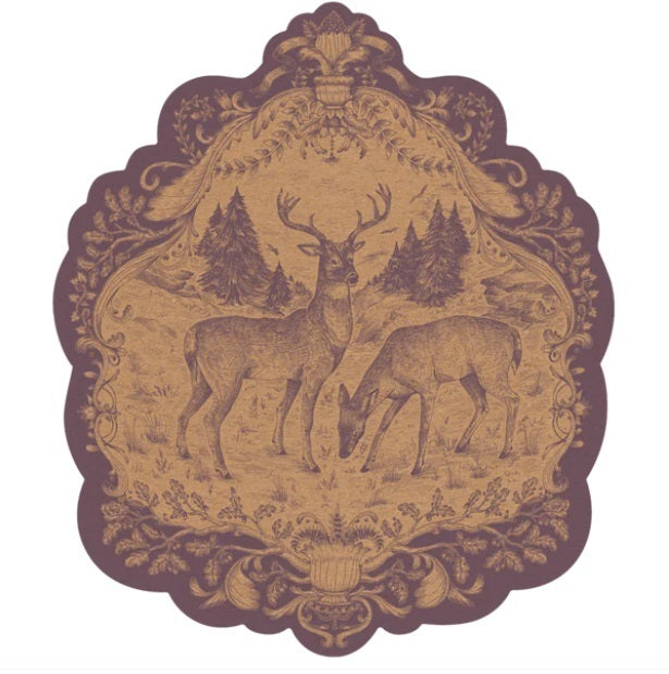 Die Cut Moss Fable Fauna Placemat