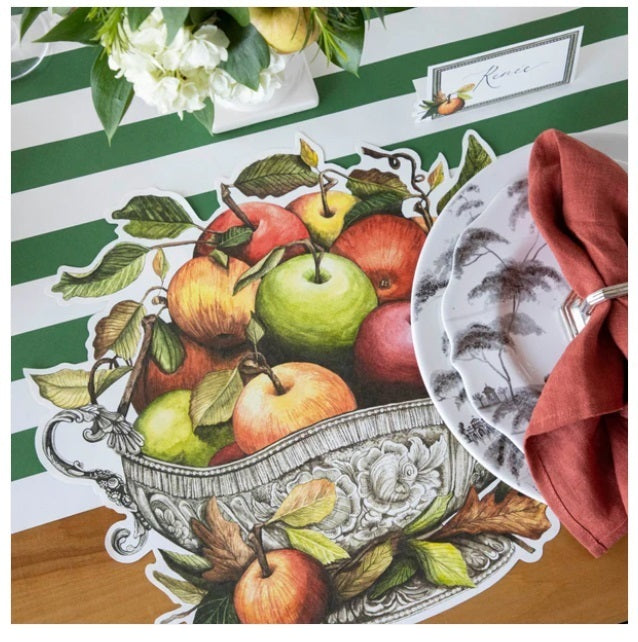 Die Cut Apple Arrangement Placemat