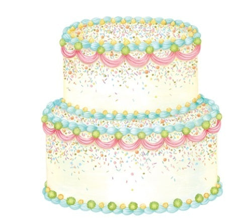 Die-cut Birthday Cake Placemat - 12 Sheets