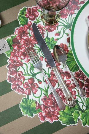 Die-Cut Geranium Placemat