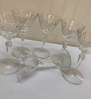 Drunken Chicken Long Stem Martini Glass S6