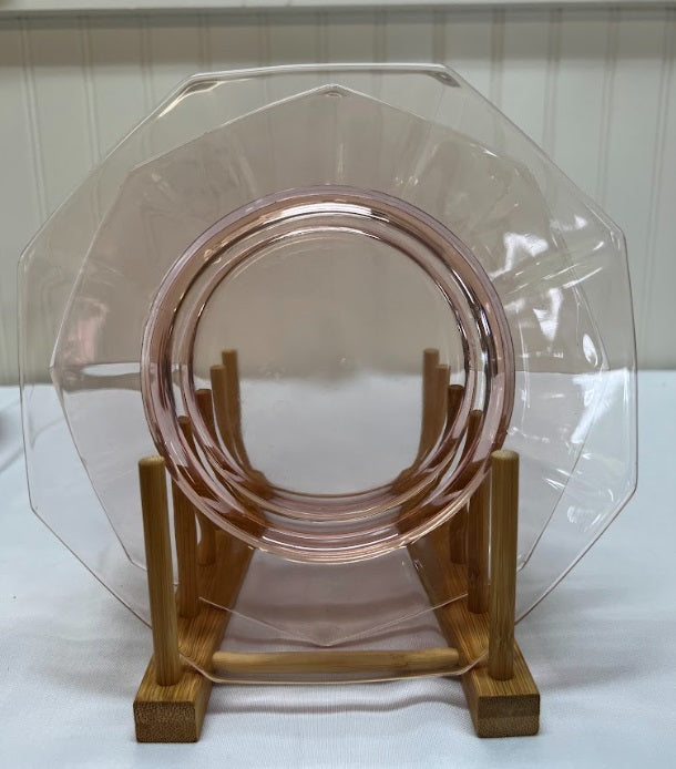 Pink Salad Plate set2