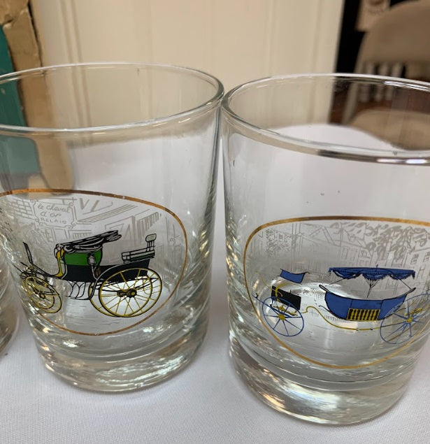 Set Of 6 Car Glasses In Box
