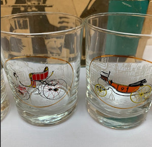 Set Of 6 Car Glasses In Box