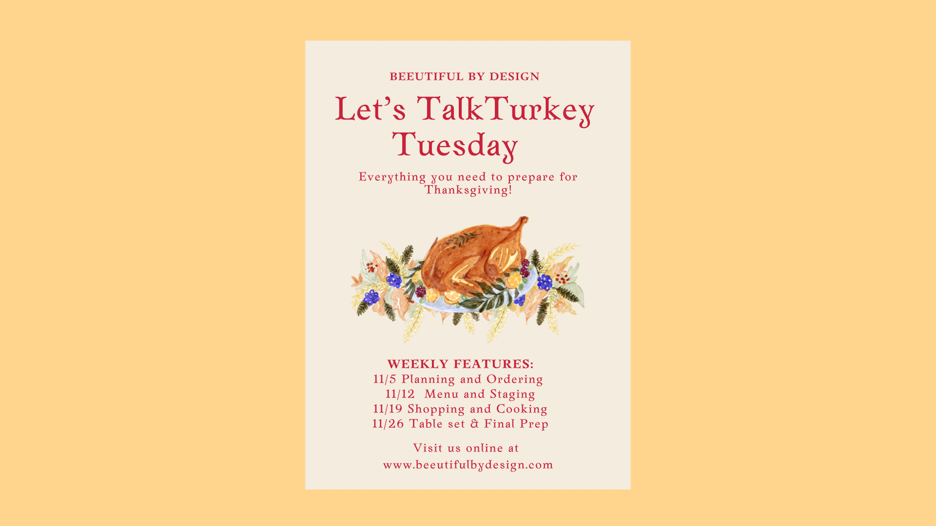 Talk Turkey Part I