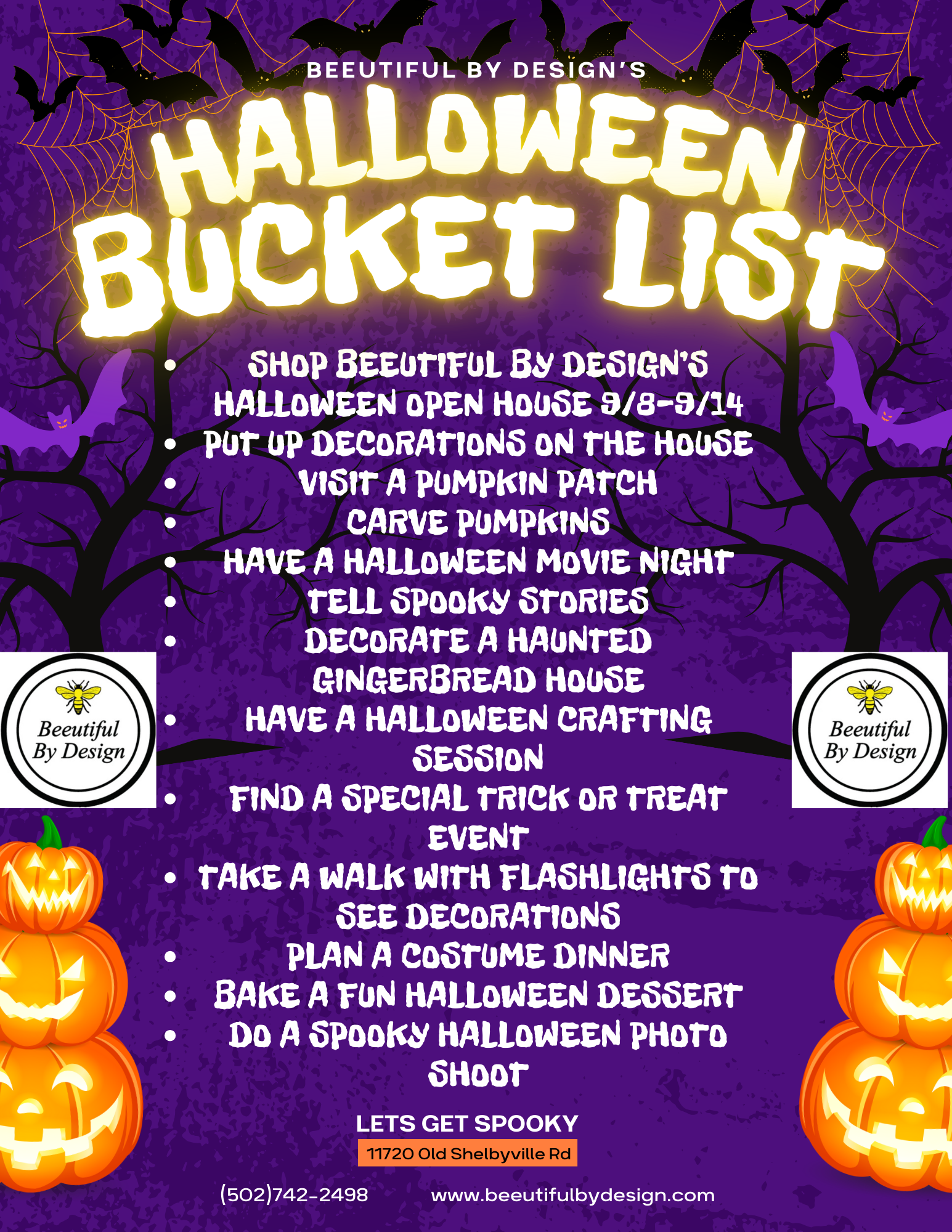 Halloween Bucket List 2024