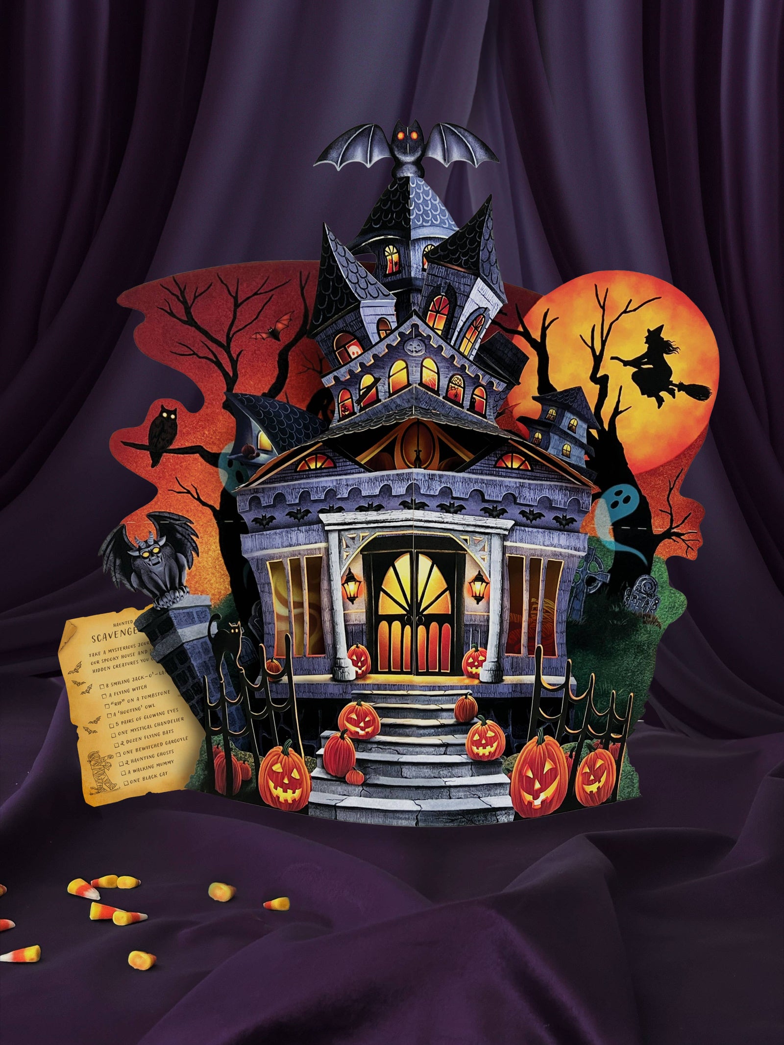 Haunted House Pop-up Greeting Cards