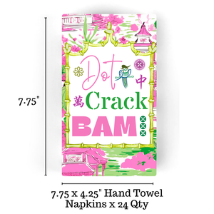 Mahjong 24ct Guest Napkin Separates (3 ply)