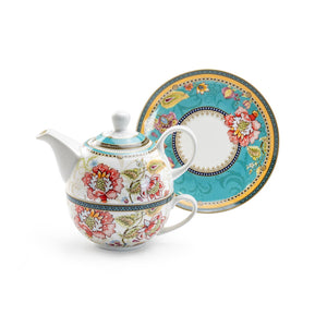 Emperor's Garden Fine Porcelain Tea For One Set