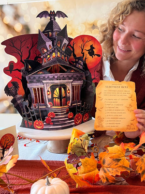 Haunted House Pop-up Greeting Cards