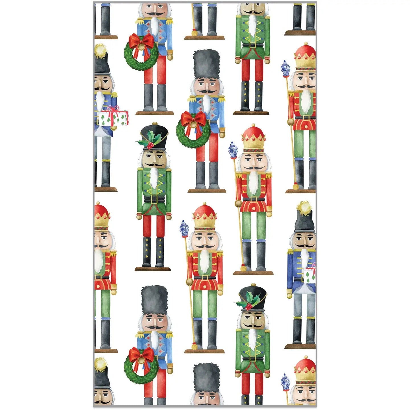 Nutcrackers Paper Guest Towels | Luxe Pack of 40