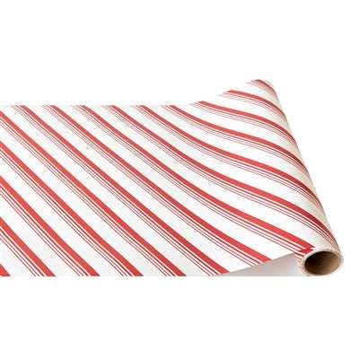 Peppermint Stripe Paper Tablerunner