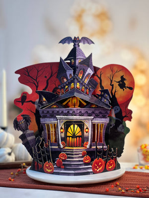 Haunted House Pop-up Greeting Cards