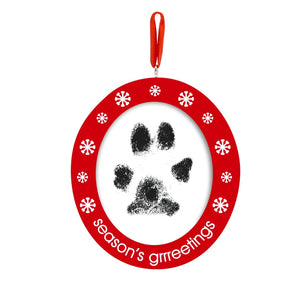 Christmas Pet Double-Sided Photo & Pawprint Ornament Kit