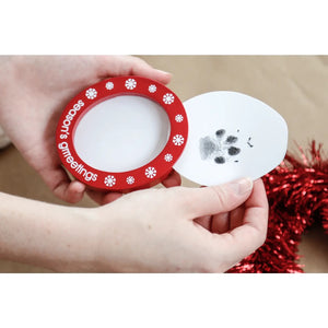 Christmas Pet Double-Sided Photo & Pawprint Ornament Kit