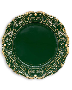 Via Del Corso Charger   Dark Green/Gold   13"