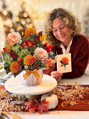 Pumpkin Spice  Pop-up Greeting Cards