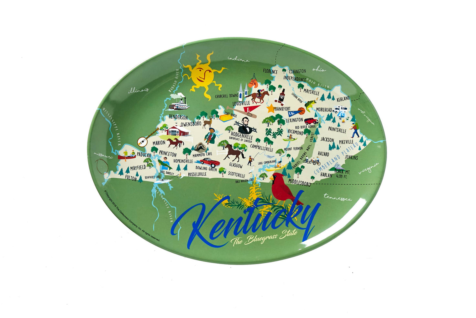 Kentucky 16" Melamine Platter