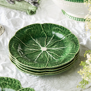 Le Jardin Cabbage 3-D Salad Plate 9in