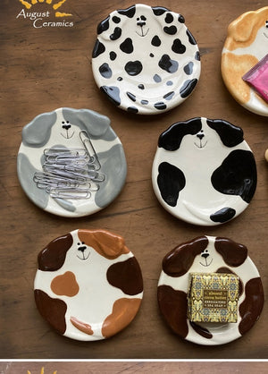5" Ceramic Dog Dishes